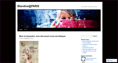Desktop Screenshot of blandineaparis.wordpress.com