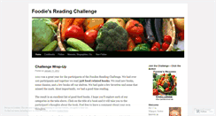 Desktop Screenshot of foodiesreadingchallenge.wordpress.com