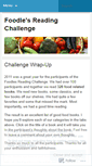 Mobile Screenshot of foodiesreadingchallenge.wordpress.com