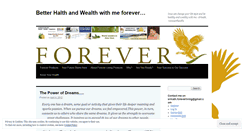 Desktop Screenshot of foreverbetterhealth.wordpress.com