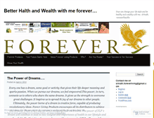Tablet Screenshot of foreverbetterhealth.wordpress.com