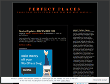 Tablet Screenshot of perfectplaces.wordpress.com