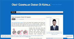 Desktop Screenshot of obatgumpalandarahdikepala.wordpress.com