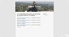 Desktop Screenshot of alberttorres.wordpress.com