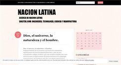 Desktop Screenshot of nacionlatina.wordpress.com