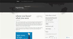 Desktop Screenshot of bigsteveg.wordpress.com