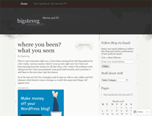 Tablet Screenshot of bigsteveg.wordpress.com