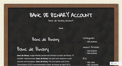 Desktop Screenshot of business.bancdebinaryaccount.wordpress.com