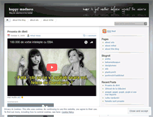 Tablet Screenshot of happy0madness.wordpress.com