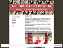 Tablet Screenshot of guerrilhahoje.wordpress.com
