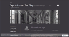 Desktop Screenshot of gogaashkenazi1.wordpress.com