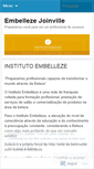 Mobile Screenshot of embellezejoinville.wordpress.com