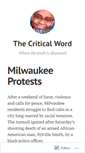 Mobile Screenshot of criticalword.wordpress.com