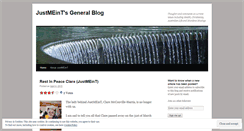 Desktop Screenshot of justmeint.wordpress.com