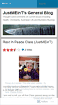 Mobile Screenshot of justmeint.wordpress.com