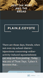 Mobile Screenshot of plainy.wordpress.com