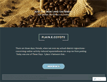 Tablet Screenshot of plainy.wordpress.com