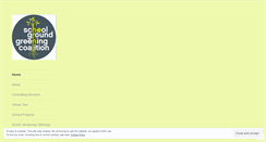 Desktop Screenshot of greeningschoolgrounds.wordpress.com