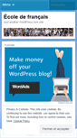 Mobile Screenshot of ecoledefrancais.wordpress.com