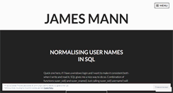 Desktop Screenshot of jamesemann.wordpress.com