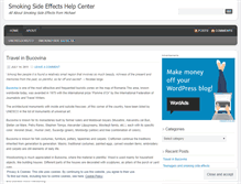 Tablet Screenshot of esmokingsideeffects.wordpress.com