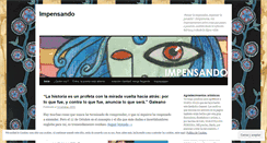 Desktop Screenshot of impensando.wordpress.com