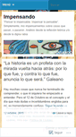 Mobile Screenshot of impensando.wordpress.com