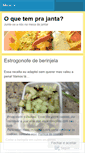 Mobile Screenshot of oquetemprajanta.wordpress.com