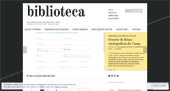 Desktop Screenshot of biblioassisunesp.wordpress.com