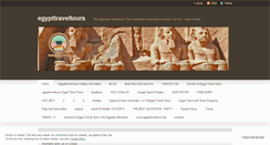 Desktop Screenshot of egypttraveltours.wordpress.com