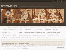 Tablet Screenshot of egypttraveltours.wordpress.com