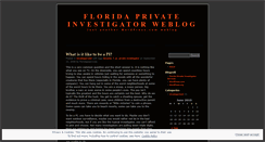 Desktop Screenshot of floridapi.wordpress.com