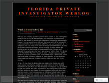 Tablet Screenshot of floridapi.wordpress.com