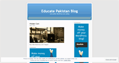 Desktop Screenshot of educatepakistan.wordpress.com