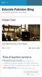 Mobile Screenshot of educatepakistan.wordpress.com