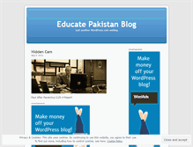 Tablet Screenshot of educatepakistan.wordpress.com