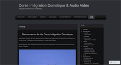 Desktop Screenshot of corseintegrationdomotique.wordpress.com