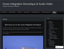Tablet Screenshot of corseintegrationdomotique.wordpress.com