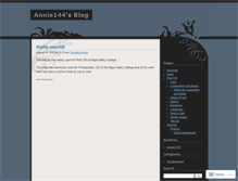 Tablet Screenshot of annie144.wordpress.com