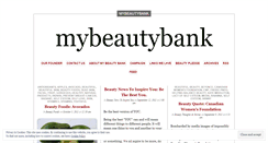 Desktop Screenshot of mybeautybank.wordpress.com