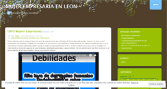 Desktop Screenshot of mujerempresarialeon.wordpress.com