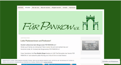 Desktop Screenshot of fuerpankow.wordpress.com