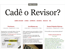 Tablet Screenshot of cadeorevisor.wordpress.com