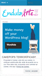 Mobile Screenshot of endulzarte.wordpress.com