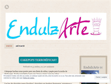 Tablet Screenshot of endulzarte.wordpress.com