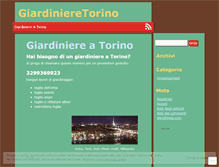Tablet Screenshot of giardinieretorino.wordpress.com