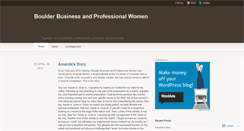 Desktop Screenshot of boulderbpw.wordpress.com