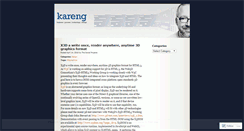 Desktop Screenshot of karengblog.wordpress.com