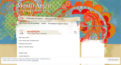 Desktop Screenshot of menitiangin.wordpress.com