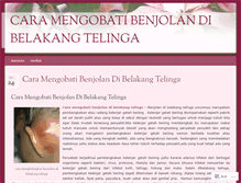 Tablet Screenshot of caramengobatibenjolandibelakangtelingaa.wordpress.com